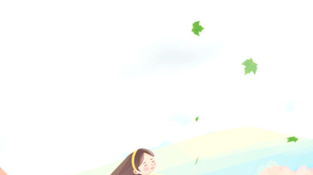 清新自然卡通背景视频AE模板