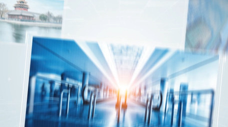 干净明亮商务科技空间图文宣传片AE模板