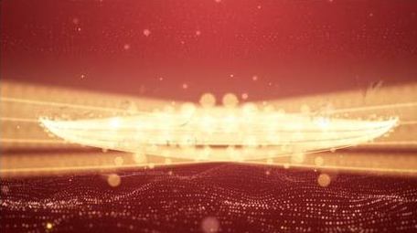 红色党政文字标题片头AE模板