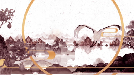 中国水墨风意境水墨片头AE模板