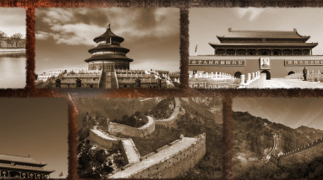 大气黑金怀旧风历史图文展示AE模板