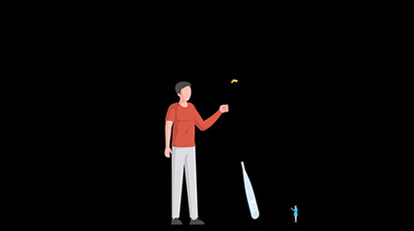 易用卡通类mg动画组合素材医疗体检测体温