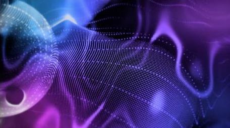 霓虹流光变色酸性金属背景视频素材