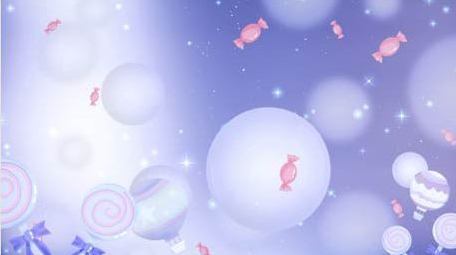 梦幻卡通儿童流行色舞台背景视频素材