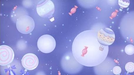 梦幻卡通儿童流行色舞台背景视频素材