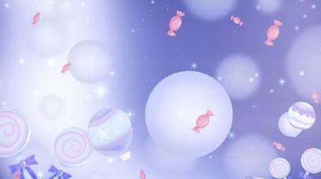 梦幻卡通儿童流行色舞台背景视频素材