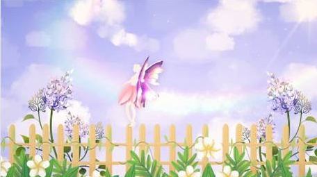 卡通精灵梦幻儿童舞台背景视频