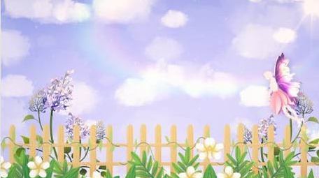 卡通精灵梦幻儿童舞台背景视频