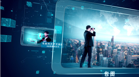 科技商务图文宣传片AE模板