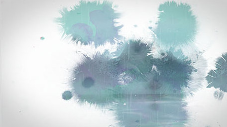 清新简约青绿江南烟雨背景视频