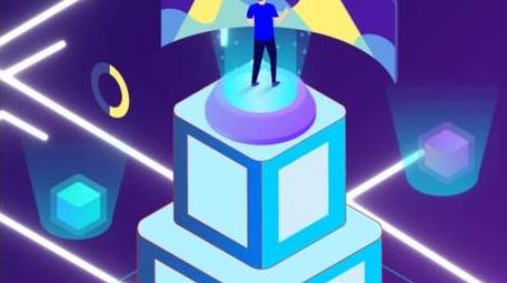 微粒体商务办公金融科技MG动画