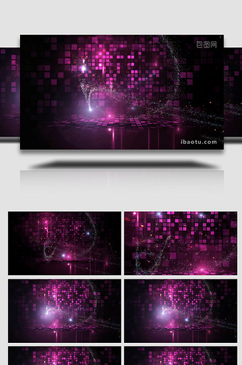 KTV夜店紫色温柔摇动背景视频AE模板图片