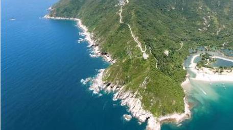 自然大气海洋景观大海风景航拍实拍