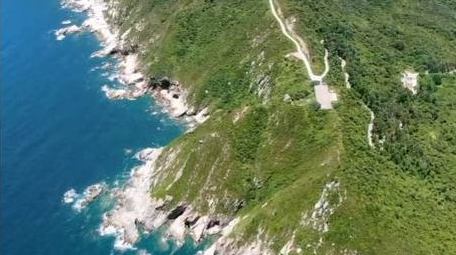 自然大气海洋景观大海风景航拍实拍