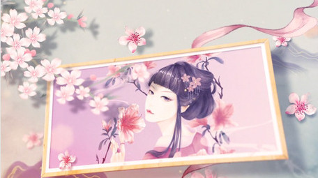 古风唯美水墨中国风相册汉服照片AE模板