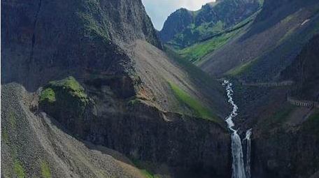 自然大气长白山天池航拍实拍