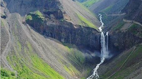 自然大气长白山天池航拍实拍