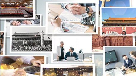 大气照片汇聚照片墙AE模板