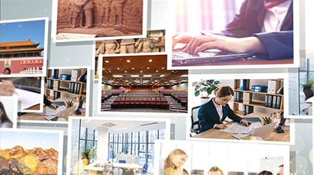 大气照片汇聚照片墙AE模板