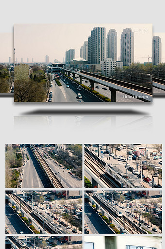 天津城市轨道交通工具拍摄4K高清视频图片