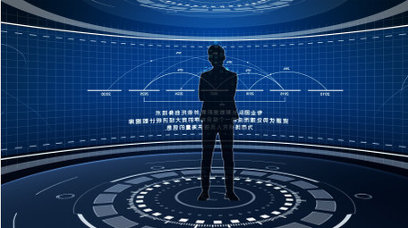 企业宣传商务科技大屏虚拟展示宣传AE模板