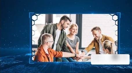 企业大气科技图文展示宣传AE模板