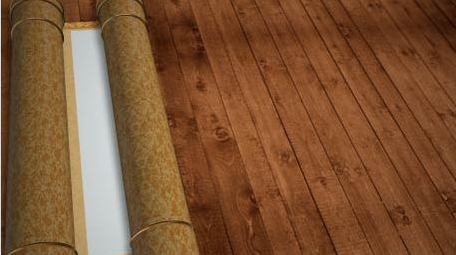 古典卷轴展开企业历程发展图文模板