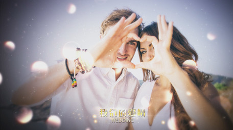 婚礼婚庆金色图文AE模板