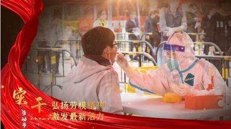 五一国际劳动节图文展示PR模板