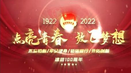 五四青年节党政标题片头AE模板