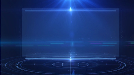 商务科技数字框粒子光束背景视频