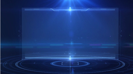 商务科技数字框粒子光束背景视频