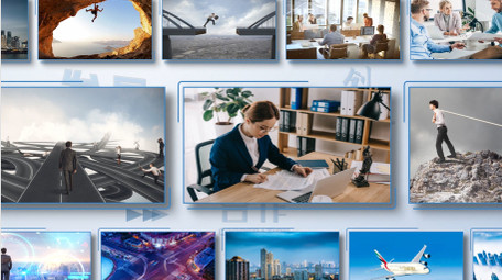 简约风商务科技产品多图文展示AE模板