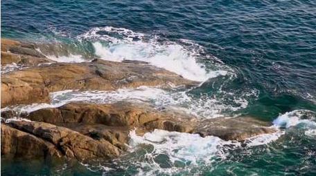 自然唯美大海浪花升格