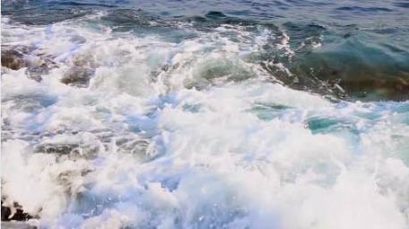自然唯美大海浪花升格