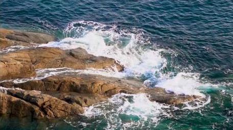 自然唯美大海浪花升格