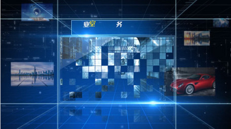 三维空间科技图文展示企业宣传片AE模板