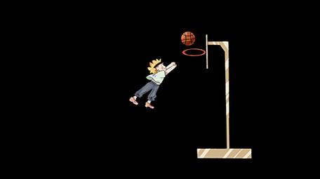 易用卡通mg动画体育运动投篮灌篮