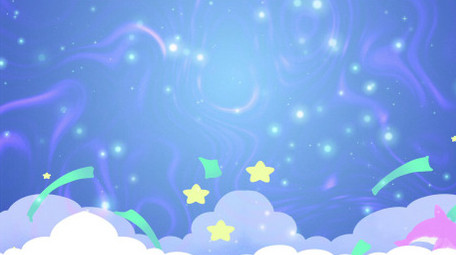 童年卡通梦幻童趣背景视频