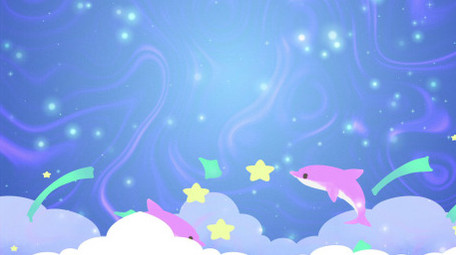 童年卡通梦幻童趣背景视频