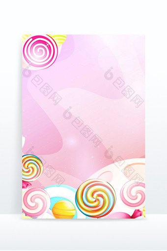 粉色六一儿童节节日宣传棒棒糖背景图片