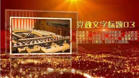 大气党政企业发展图文包装展示