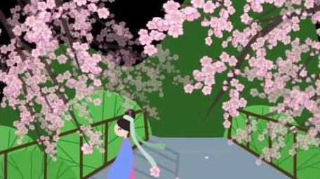 卡通类唯美樱花写真古风MG动画