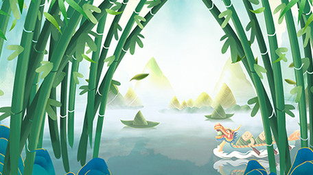 端午促销唯美片头AE模板