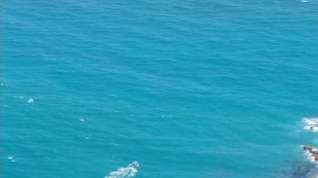 自然震撼大气海洋风景大海景观航拍实拍4K