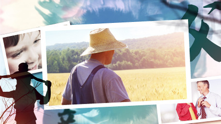 温馨父爱致敬父亲节AE图文模板