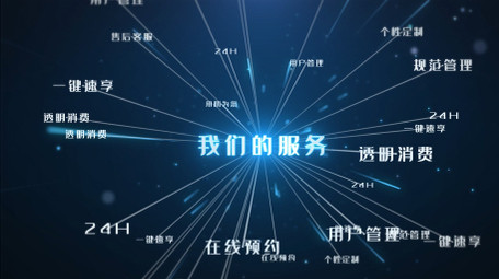 科技风企业商务宣传片图文展示AE模板