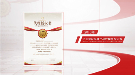 简洁企业荣誉奖牌证书图文展示AE模板