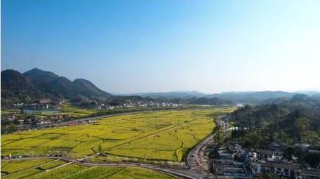 唯美贵州新农村生态建设乡村田野4K航拍