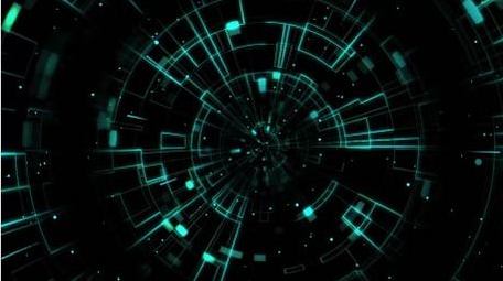 科技炫酷穿梭效果背景视频ae模版